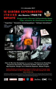 Le cinĂ©ma expĂ©rimental italien revisitĂ© 1960/70 @ Istituto italiano de cultura | Paris | Ăle-de-France | France