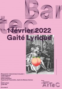 "Internet dans le boudoir" - Rencontre bArTeC @ La Gaßté Lyrique