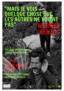 Colloque consacré à Werner Herzog @ Goethe-Institut Paris