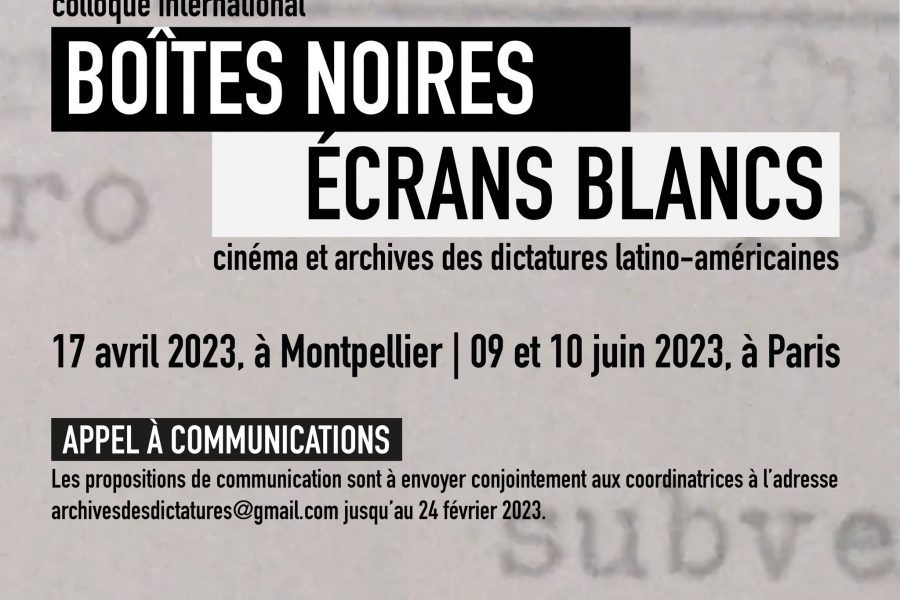 Boîtes noires, écrans blancs