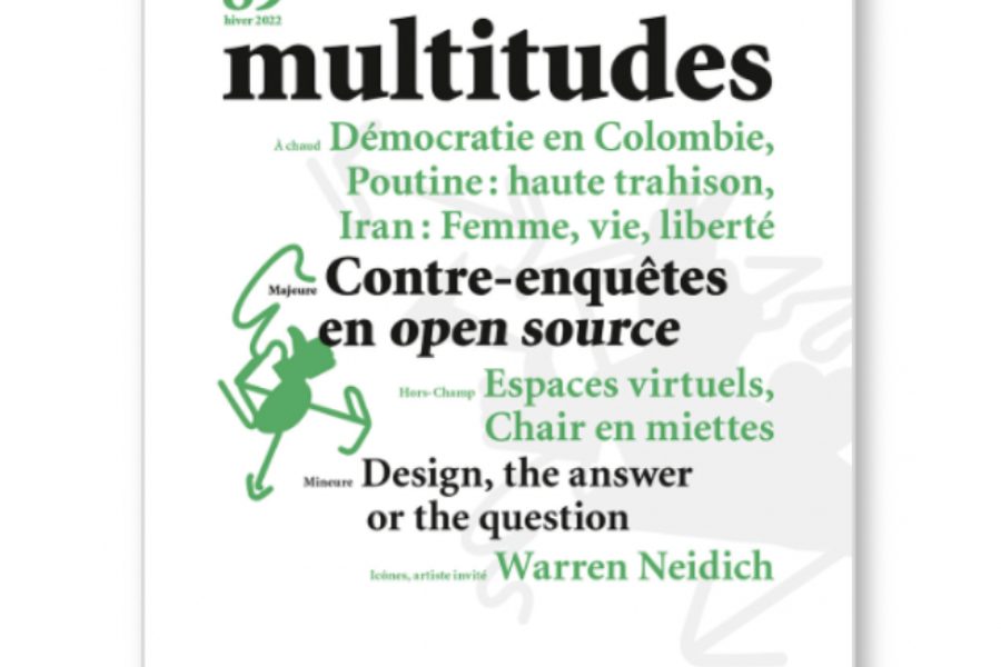 Publication du dossier « Contre-enquêtes open source », co-dirigé par Gala Hernández López