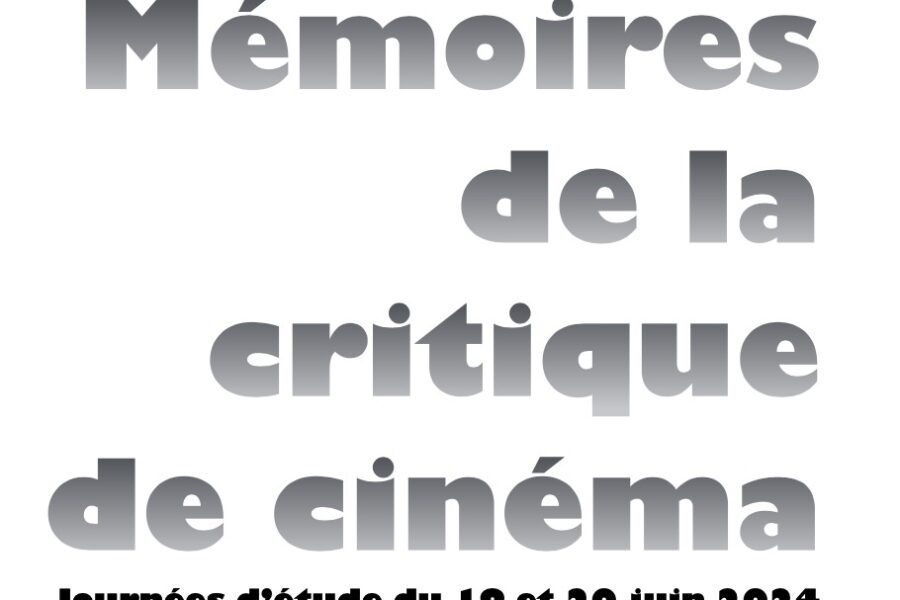 Mémoires de la critique de cinéma