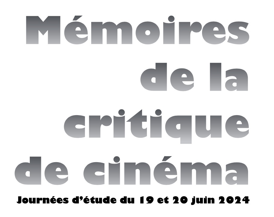 Journées d'étude du 19 et 20 juin 2024.